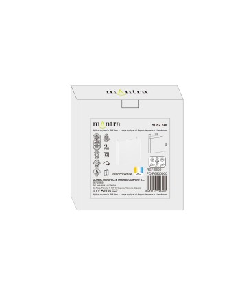HUEZ * APLIQUE LED IP65 5W 3000K BLANCO
